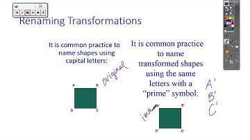 Transformations and Translations notes Video