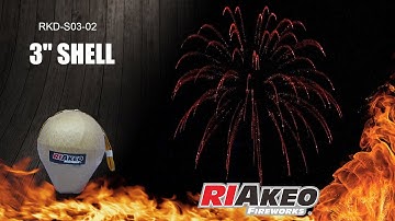 DISPLAY SHELL-3 INCH RKD-S03-02 | RIAKEO FIREWORKS