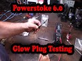 Powerstroke 6.0 glow plug troubleshooting repair P0671 P0672 P0673 P0674 P0675 P0676 P0677 P0678