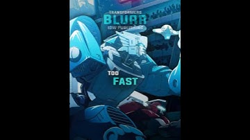 "Just the Racing"- Bluurr Transformers IDW Publishing | Keep Up - Odetori