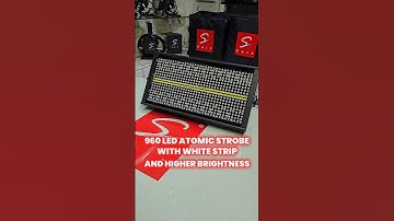 960 LED Atomic Strobe Light 🌟 High Brightness, RGB Effects & More for Stage & Events 🎭✨