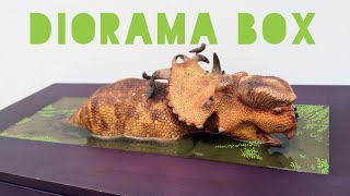 Resin Swamp Water Diorama Box Featuring Pachyrhinosaurus!