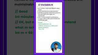 How to Create a Understandable Variable in C Programming Language | Full tutorial in Telugu #shorts