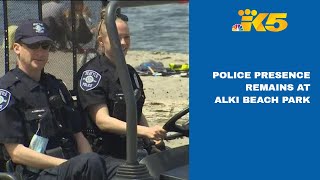 Memorial Day at Alki Beach remains quiet after large weekend gathering