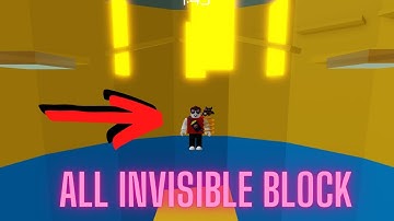 ALL invsible block | Tower Of Hell