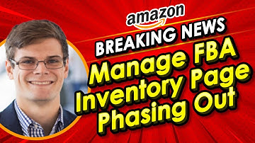 [Amazon News] New FBA Manage Inventory Tool