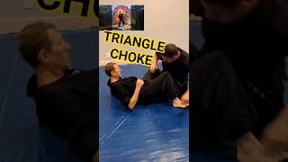 triangle choke #bjj #jujitsu
