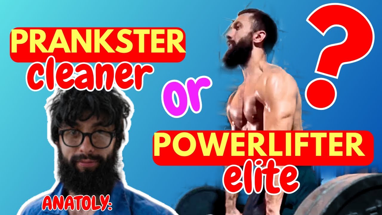 Anatoly FAKE CLEANER or POWERLIFTER? Let's find out! #anatoly