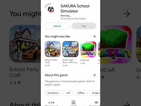 Download Sakura School Simulator #short#viral #shortvideo