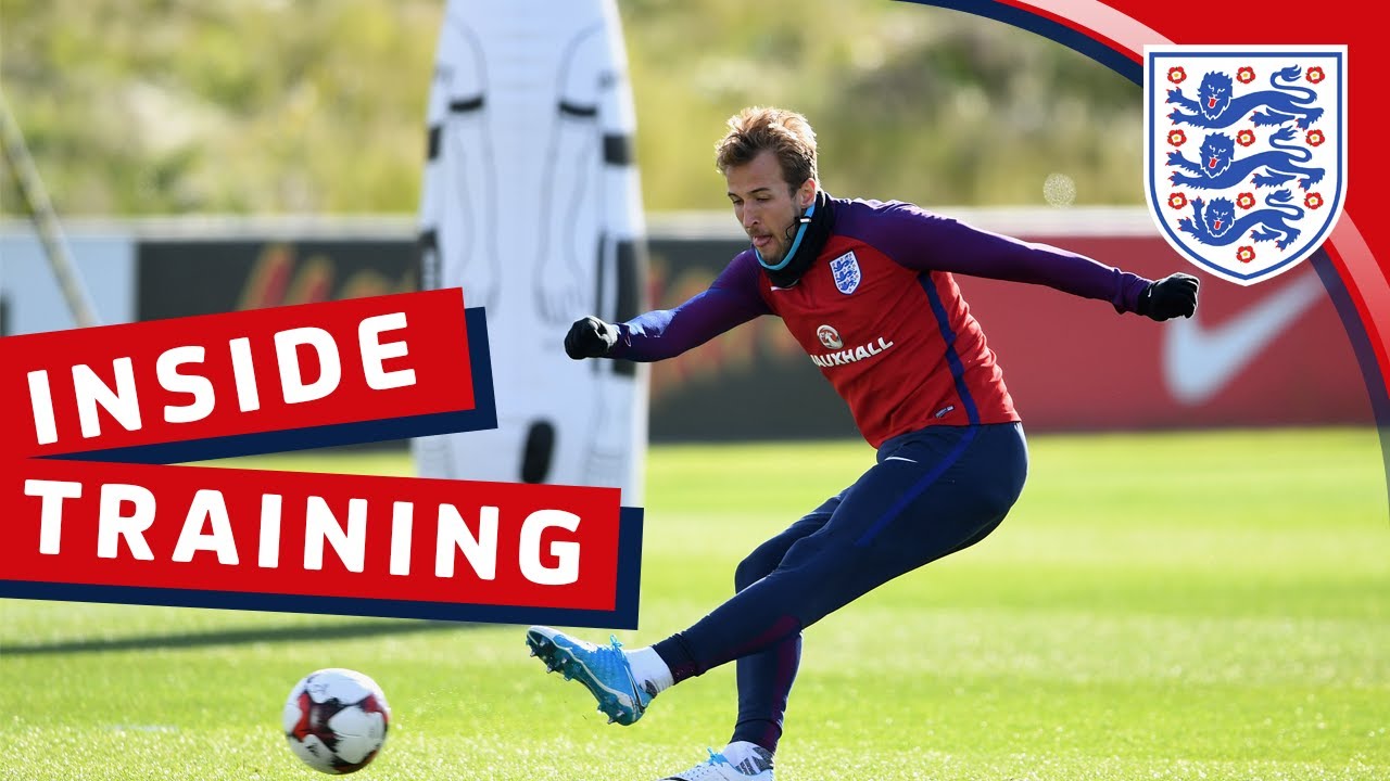 shooting in dc England's cross & finish session | Inside Training