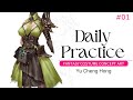Daily Practice # 1 (Fantasy costume concept art)