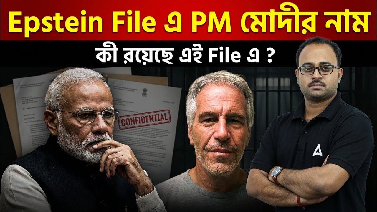Epstein File এ PM মোদীর নাম | কী রয়েছে এই File এ ? Epstein Files ...