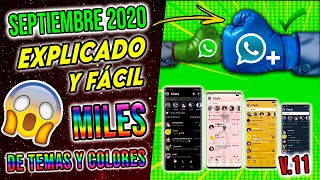 👉NUEVO!!🔔 WHATSAPP PLUS 😎🤳🌟 SEPTIEMBRE - 2020 Conoce todos los Detalles de sus FUNCIONES V.11.10📲