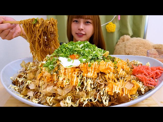 omsova e.p. オムそば十人前 Notice] Ome soba for 9 people [Big eater] - YouTube