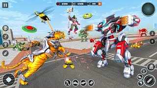 Flying Wild Tiger Robot Game screenshot 3