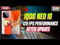 IQOO NEO 10 120 FPS BGMI GAMEPLAY  PERFORMANCE TEST AFTER UPDATE #bgmi #iqooneo10