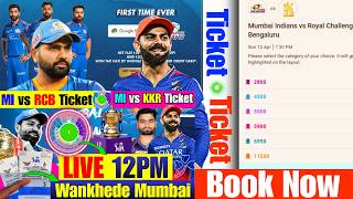 MI vs RCB Ticket Booking full Process. Ticket Price Too High in IPL 2026. M-Ticket Transfer Update