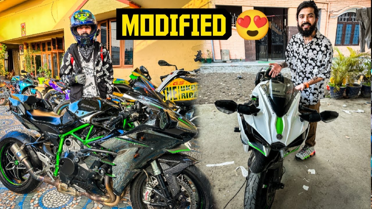 Finally Apni New Superbike Ninja H2 Ki Modification Shuru Hohi Gayi 😍
