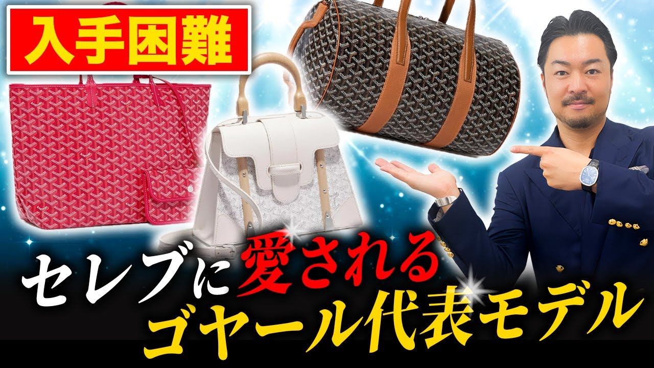 T*ん様 Goyard ブラック レザー ケース　使用感有 GOYARD※※※ what's in my bag👜✨ 軽量で使いやすいトートバッグなので