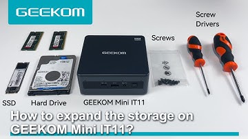 The Tutorial Video of Expand the Storage of GEEKOM Mini IT11
