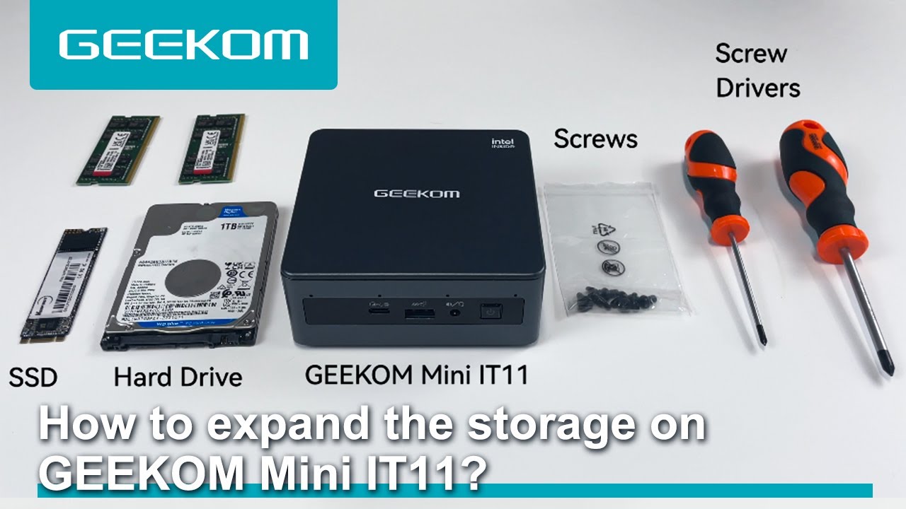 The Tutorial Video of Expand the Storage of GEEKOM Mini IT11 