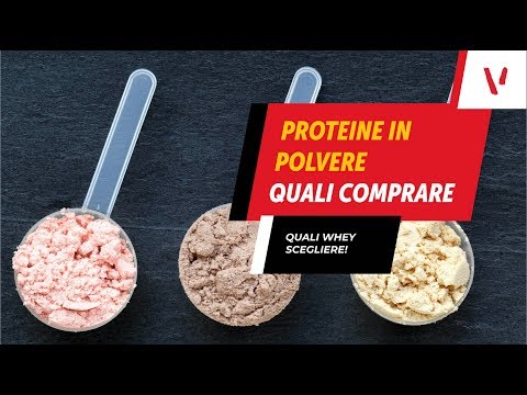 Le migliori proteine in polvere: quali scegliere