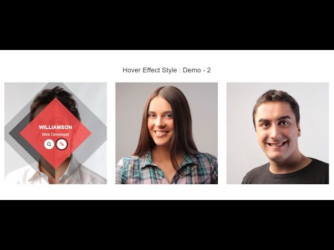 Image Hover Effect using HTML, CSS with source code