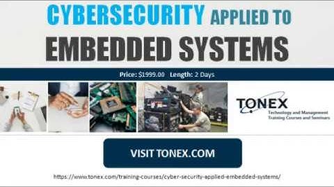 Cybersecurity applied to embedded systems
