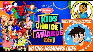 NICKELODEON KIDS' CHOICE AWARDS 2026 VOTING NOMINEES LIVE! #Nickelodeon #KidsChoiceAwards #2026