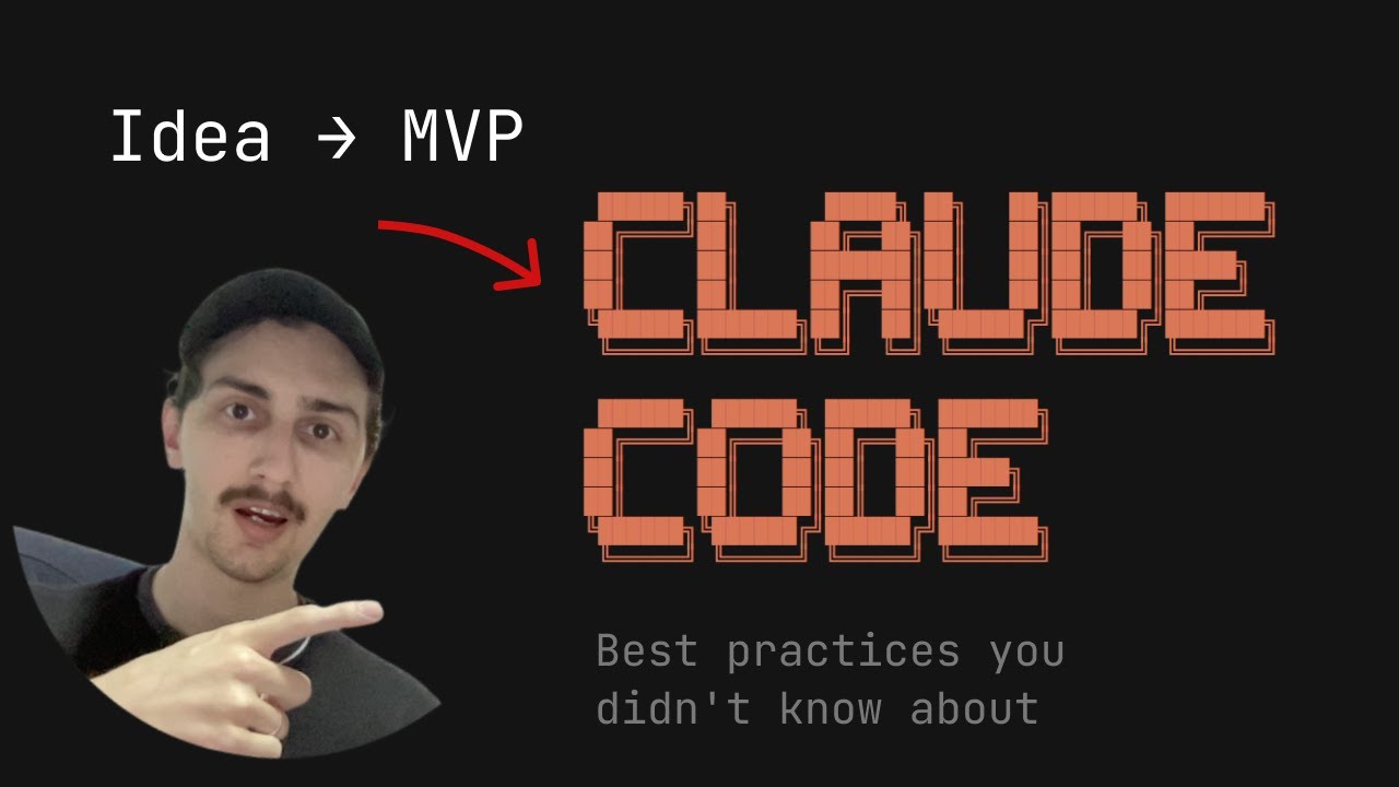 Going from Idea to MVP with Claude Code - YouTube