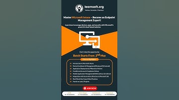 🚀Master Microsoft Intune and become an Endpoint Management Expert! Enroll now 🤩 #endpointmanager