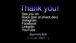 Opportunity Hack 2022 Finale: Winners Announced