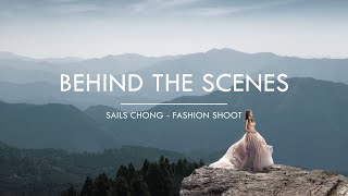 Behind the scenes of a fashion shoot with Sails Chong