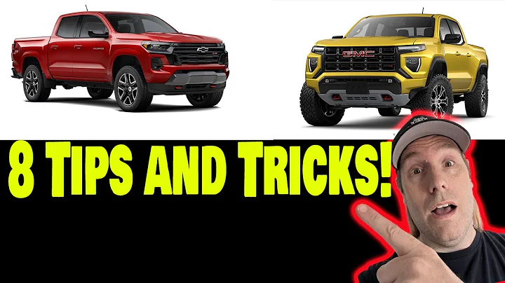 Must-Know Tips for the 2023 Colorado and GMC Canyon!