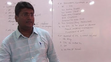 08 Section 16 Conditions for ITC