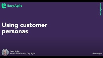 Using personas to identify your customer profile