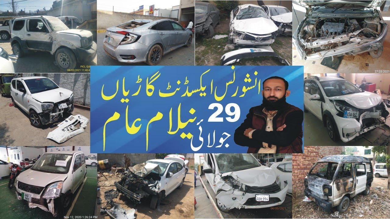 Accident Cars Auction In Pakistan YouTube