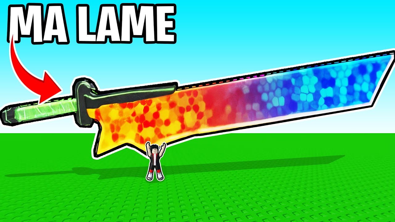 Fabriquer LA LAME LA PLUS FORTE dans Roblox Chop Crop...