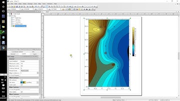 Contour mapping in Surfer software