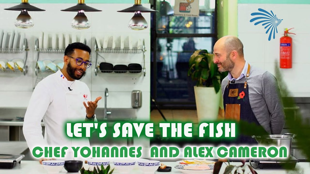 Let's save the fish - Chef yohannes  and Alex Cameron (Deputy Ambassador of UK) @ArtsTvWorld
