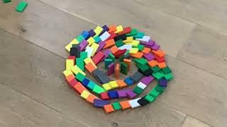 A cool domino spiral