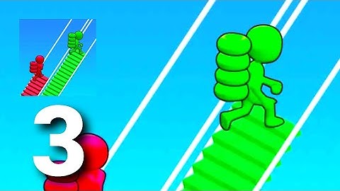 Bridge Race - Level 21 -30 Gameplay Tutorial Part 3 ( ios Android)