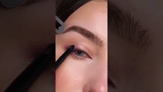 Subtle soft easy everyday pop of purple eyeshadow look tutorial #shorts #eyeshadow screenshot 5