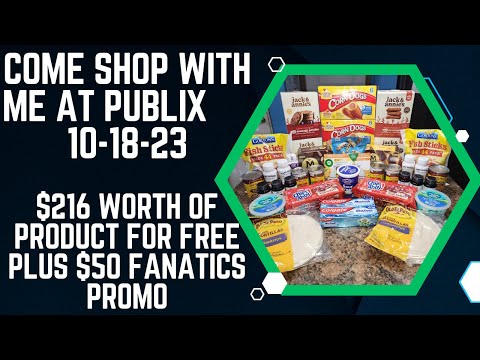 Come Shop With me at Publix 10-18-23 $216 of product FREE! 4 moneymakers! Publix deals this week!