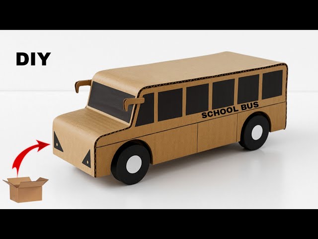 Homemade Cardboard Bus
