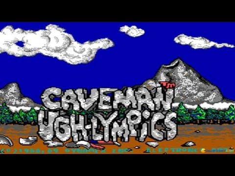 Caveman Ugh-lympics gameplay (PC Game, 1988)