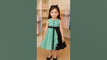 Baby Frock Designs Cutting and Stitching Easy Tricks ✂️🪡 #fashion #babyfrock  #sewingtips
