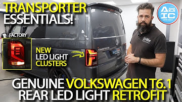 Transporter Essentials! NIEUWE originele VW T6.1 LED-achterlichten - volledige demo/walkthrough!