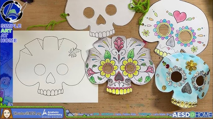 All Grade Levels - Day of the Dead Masks - YouTube all-grade-levels-day-of-the-dead-masks-youtube