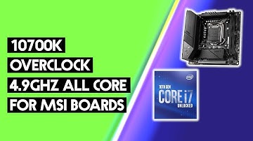 🚀 Verbeter de prestaties van Intel 10700K: tips en trucs voor overklokken